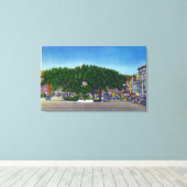 Uitzicht van het Plein van de Publiek # 2 Canvas Afdruk (Insitu (Houten vloer))