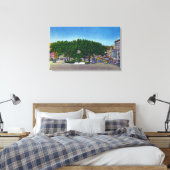 Uitzicht van het Plein van de Publiek # 2 Canvas Afdruk (Insitu (Slaapkamer))