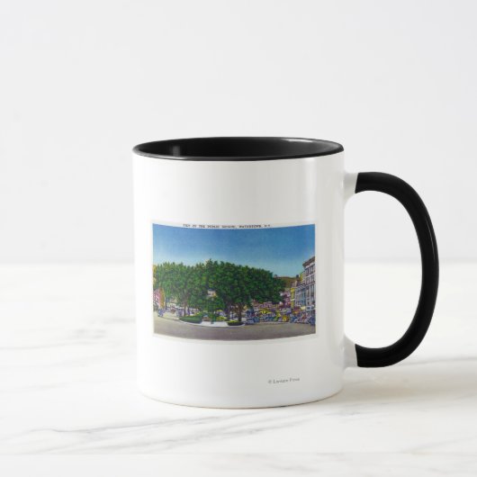 Uitzicht van het Plein van de Publiek # 2 Mok (Rechts)