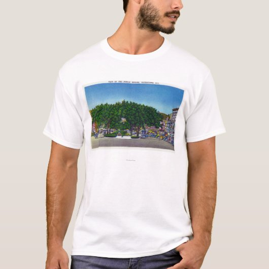 Uitzicht van het Plein van de Publiek # 2 T-shirt (Voorkant)