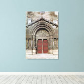 Uitzicht van het portaal canvas afdruk (Insitu (Houten vloer))