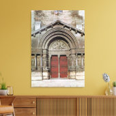 Uitzicht van het portaal canvas afdruk (Insitu (Woonkamer))