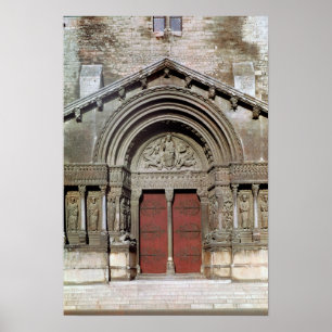 Uitzicht van het portaal poster