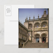 Uitzicht van het portaal voor zuidtransept met c.1 briefkaart (Voorkant / Achterkant)