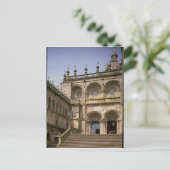 Uitzicht van het portaal voor zuidtransept met c.1 briefkaart (Staand voorkant)