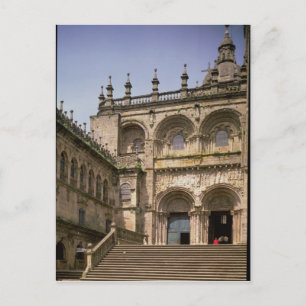 Uitzicht van het portaal voor zuidtransept met c.1 briefkaart