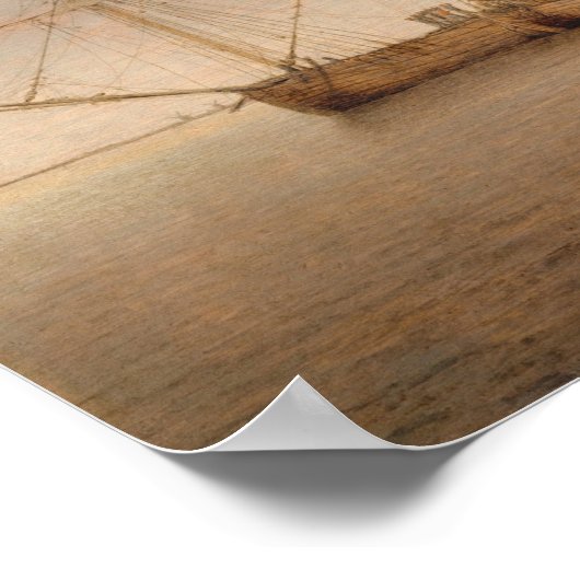 Uitzicht van het Poster van Abraham de Verwer Fine (Hoek)