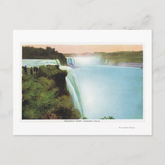 Uitzicht van het prospectiepunt briefkaart (Voorkant)