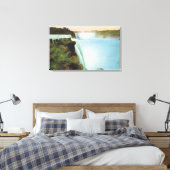 Uitzicht van het prospectiepunt canvas afdruk (Insitu (Slaapkamer))
