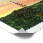 Uitzicht van het Provincetown Pilgrim Memorial Mon Poster (Hoek)