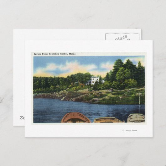 Uitzicht van het punt Spruce Briefkaart (Voorkant / Achterkant)