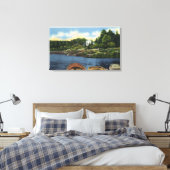 Uitzicht van het punt Spruce Canvas Afdruk (Insitu (Slaapkamer))
