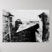 Uitzicht van het raam bij Le Gras Poster (Voorkant)