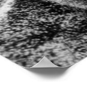 Uitzicht van het raam op Le Gras 1826 Poster (Hoek)