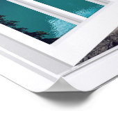 Uitzicht van het raam van het berggebied en het la poster (Hoek)