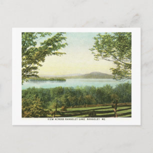 Uitzicht van het Rangeley Lake, Maine  Briefkaart