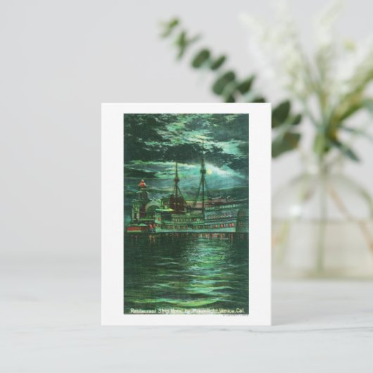 Uitzicht van het Restaurant Ship Hotel Briefkaart (Staand voorkant)