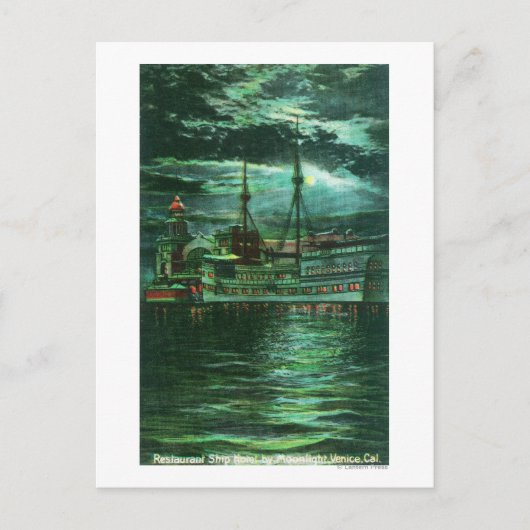 Uitzicht van het Restaurant Ship Hotel Briefkaart (Voorkant)