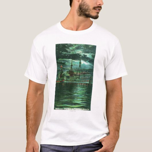Uitzicht van het Restaurant Ship Hotel T-shirt (Voorkant)