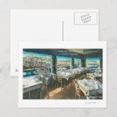 Uitzicht van het restaurant Vista del Mar Briefkaart (Voorkant / Achterkant)