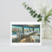 Uitzicht van het restaurant Vista del Mar Briefkaart (Staand voorkant)