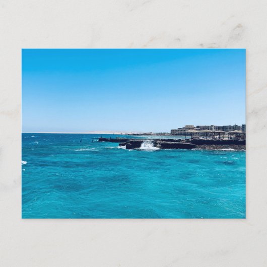 Uitzicht van het Rode zee, Hurghada Briefkaart (Voorkant)