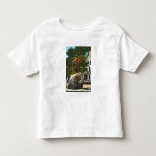 Uitzicht van het Roger Conant Statue Kinder Shirts (Voorkant)