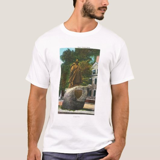 Uitzicht van het Roger Conant Statue T-shirt (Voorkant)