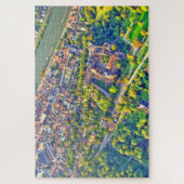 Uitzicht van het romantische Heidelberg-gebouw & - Legpuzzel (Verticaal)