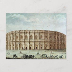 Uitzicht van het Romeinse amfitheater Briefkaart