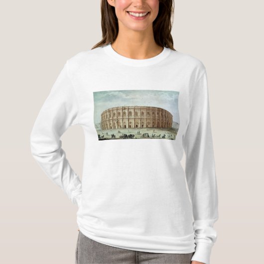 Uitzicht van het Romeinse amfitheater T-shirt (Voorkant)