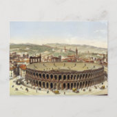 Uitzicht van het Romeinse amfitheater te Verona, g Briefkaart (Voorkant)
