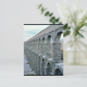 Uitzicht van het Romeinse aquaduct, waarschijnlijk Briefkaart (Staand voorkant)