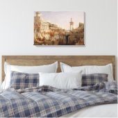 Uitzicht van het Romeinse Rijk (Verbruik van Rijk) Canvas Afdruk (Insitu (Slaapkamer))