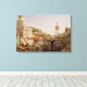 Uitzicht van het Romeinse Rijk (Verbruik van Rijk) Canvas Afdruk (Insitu (Houten vloer))