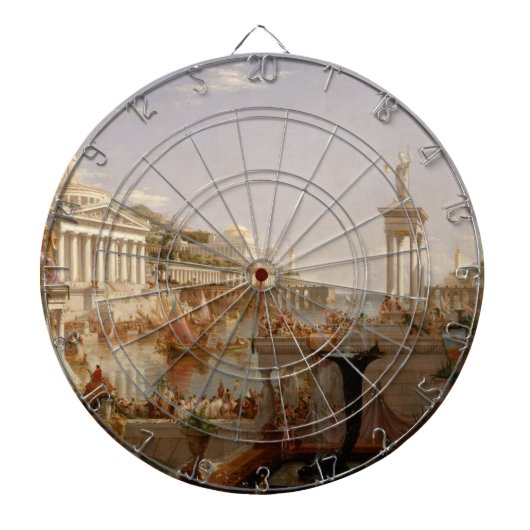 Uitzicht van het Romeinse Rijk (Verbruik van Rijk) Dartbord (Voorkant)