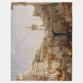 Uitzicht van het Romeinse Rijk (Verbruik van Rijk) Fleece Deken (Voorkant)