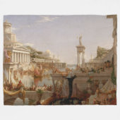 Uitzicht van het Romeinse Rijk (Verbruik van Rijk) Fleece Deken (Voorkant (Horizontaal))