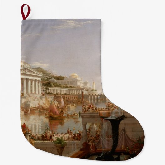 Uitzicht van het Romeinse Rijk (Verbruik van Rijk) Grote Kerstsok (Voorkant)