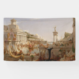 Uitzicht van het Romeinse Rijk (Verbruik van Rijk) Spandoek