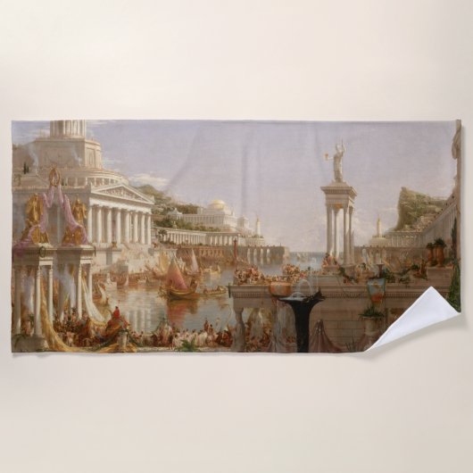 Uitzicht van het Romeinse Rijk (Verbruik van Rijk) Strandlaken (Voorkant)