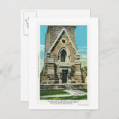 Uitzicht van het Saratoga Battle Monument Briefkaart (Voorkant / Achterkant)