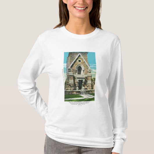 Uitzicht van het Saratoga Battle Monument T-shirt (Voorkant)