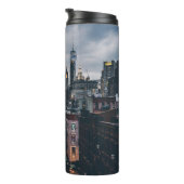 UITZICHT VAN HET SCHERM VAN DE STAD VAN SKYLINE VA THERMOSBEKER (Geroteerd rechts)