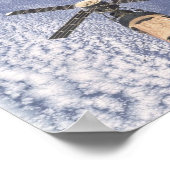 Uitzicht van het Skylab Space Station Poster (Hoek)