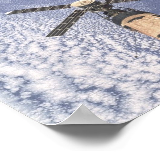 Uitzicht van het Skylab Space Station Poster (Hoek)
