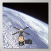 Uitzicht van het Skylab Space Station Poster (Voorkant)