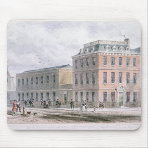 Uitzicht van het Soho Square en Carlisle House Muismat