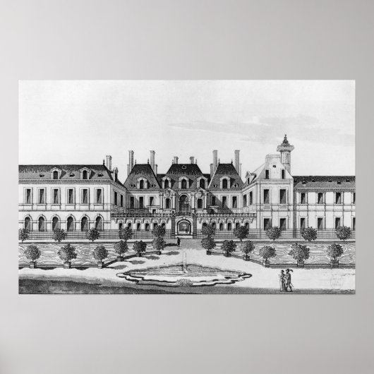 Uitzicht van het Soissons Hotel in Parijs Poster (Voorkant)