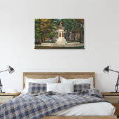 Uitzicht van het soldatenmonument canvas afdruk (Insitu (Slaapkamer))